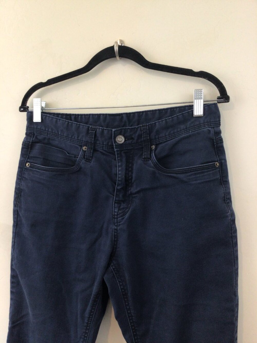 Prana Slim Fit Straight Leg Mens Blue Pants 30 x 32 - Picture 2 of 9